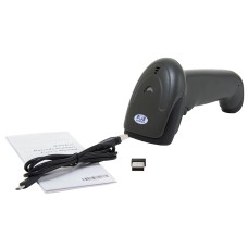 Сканер штрих-кода, POScenter 2D BT, беспроводной, черный, USB кабель, USB адаптер